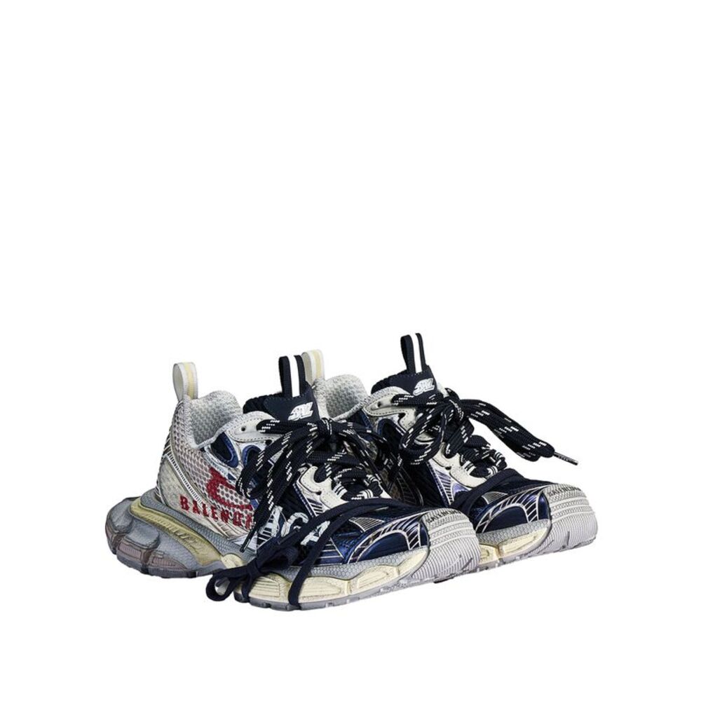 Balenciaga Men 3Xl Split Worn-Out Effect Sneakers - Picture 2 of 3